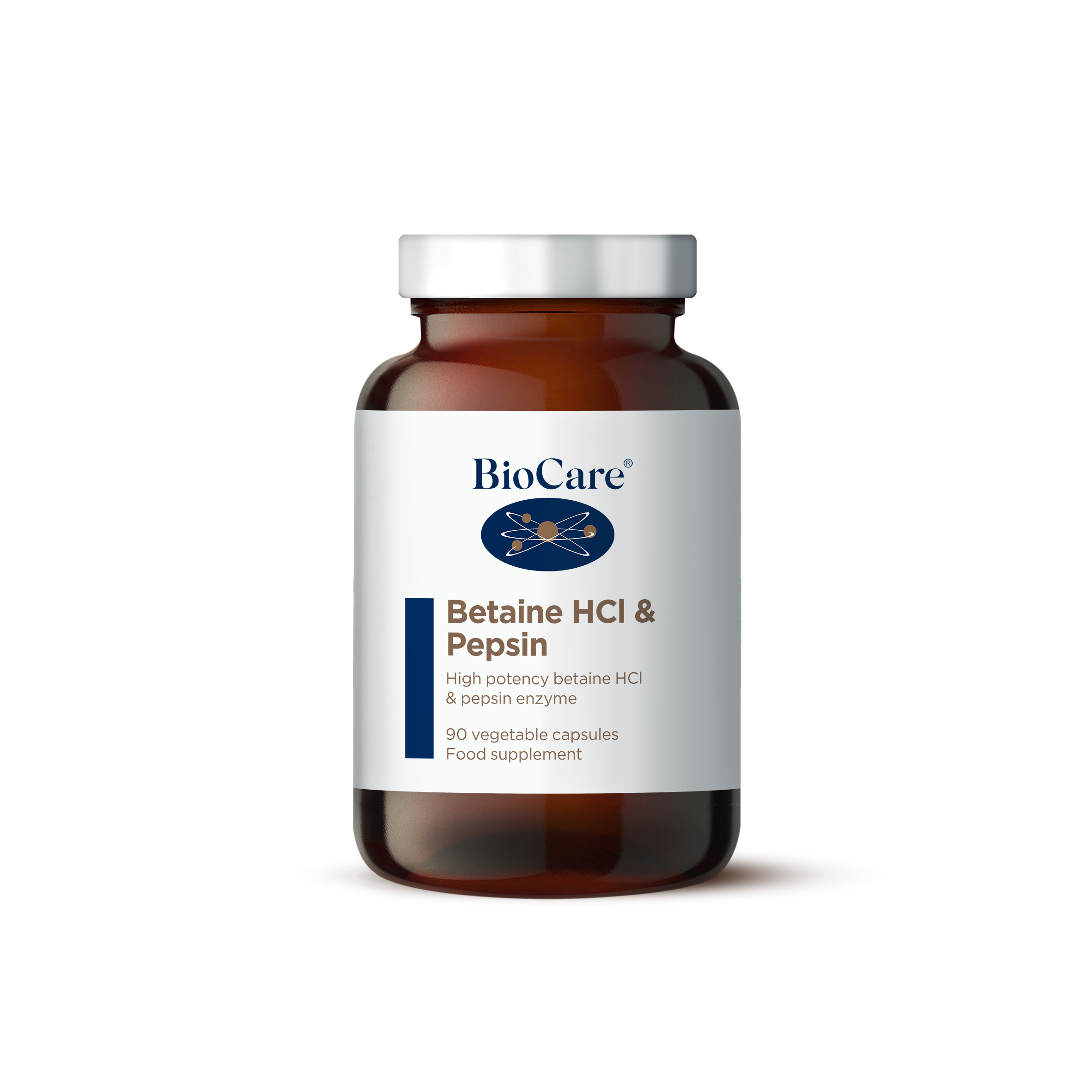 BioCare Betaine HCL & Pepsin 90 Capsules