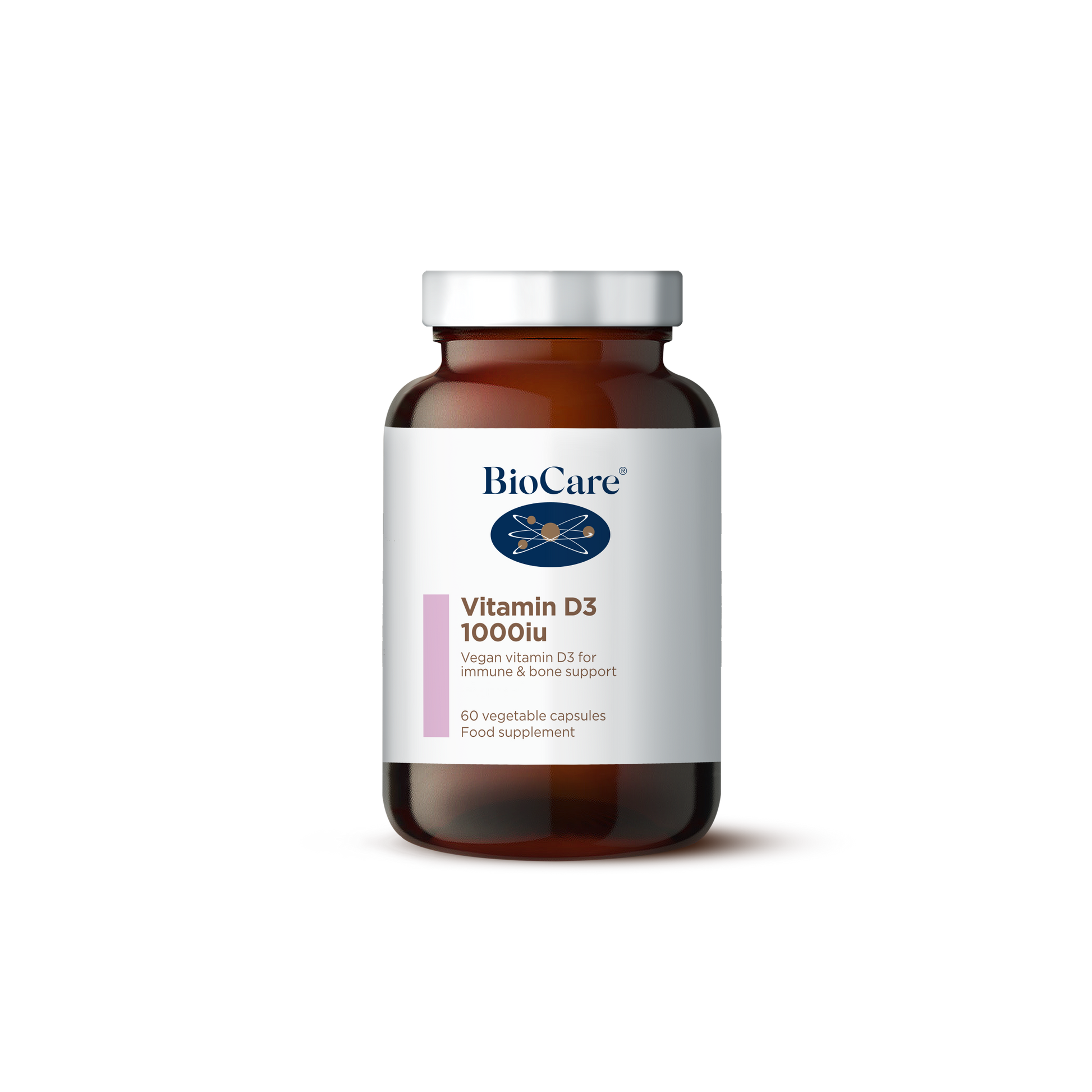 BioCare Vitamin D3 1000iu - 60 Capsules image 0