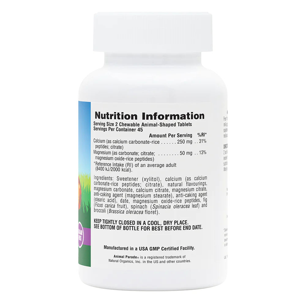 NaturesPlus Animal Parade® Sugar-Free Calcium Children's Chewables image 2