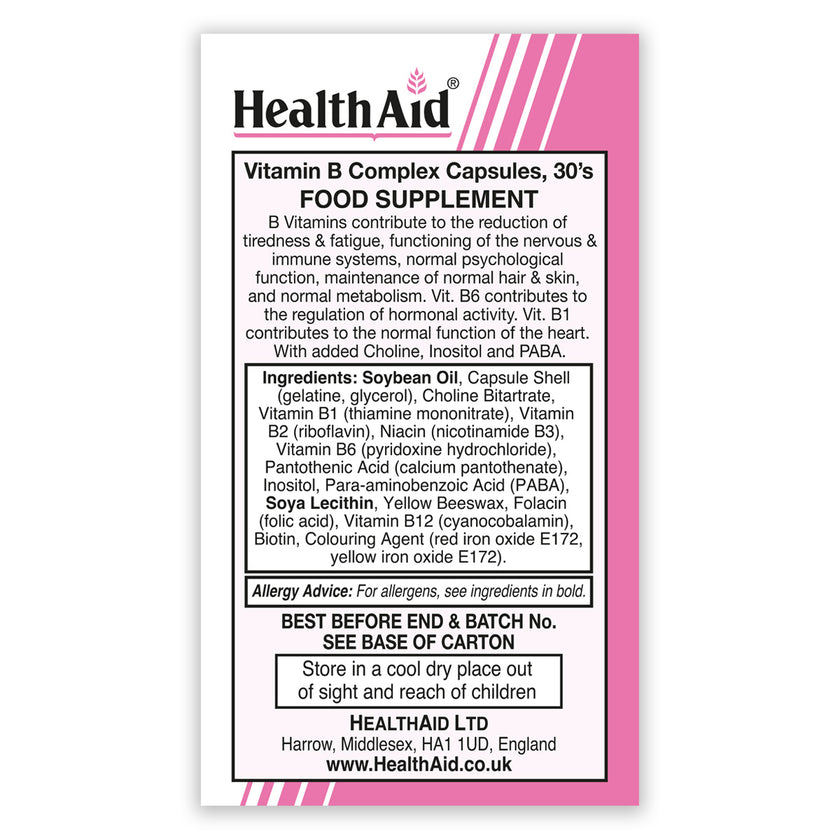 HealthAid Vitamin B Complex Supreme Capsules
