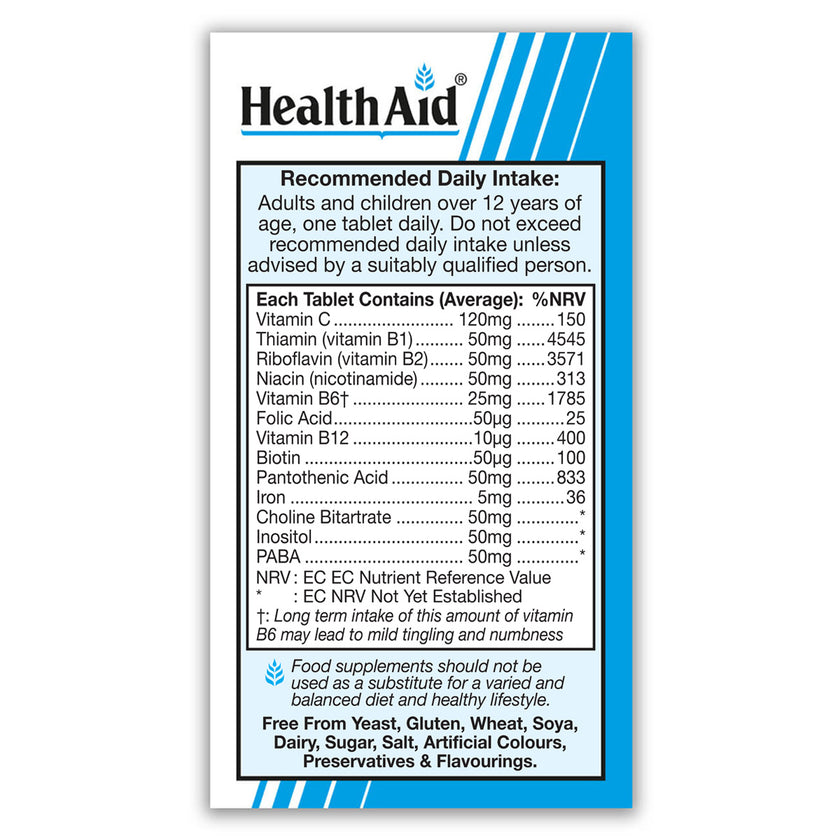 HealthAid Vit B+C Complex Tablets