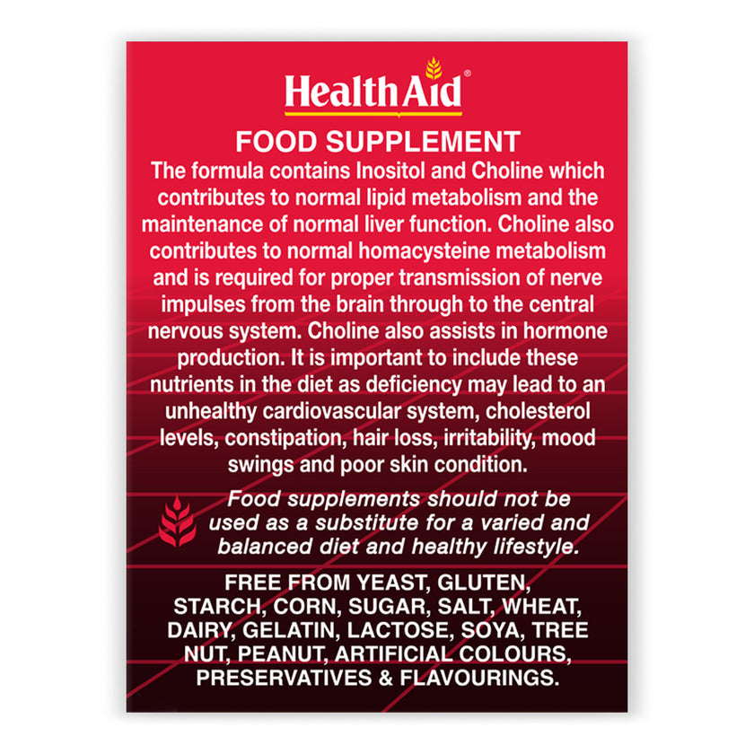 HealthAid Choline & Inositol Tablets