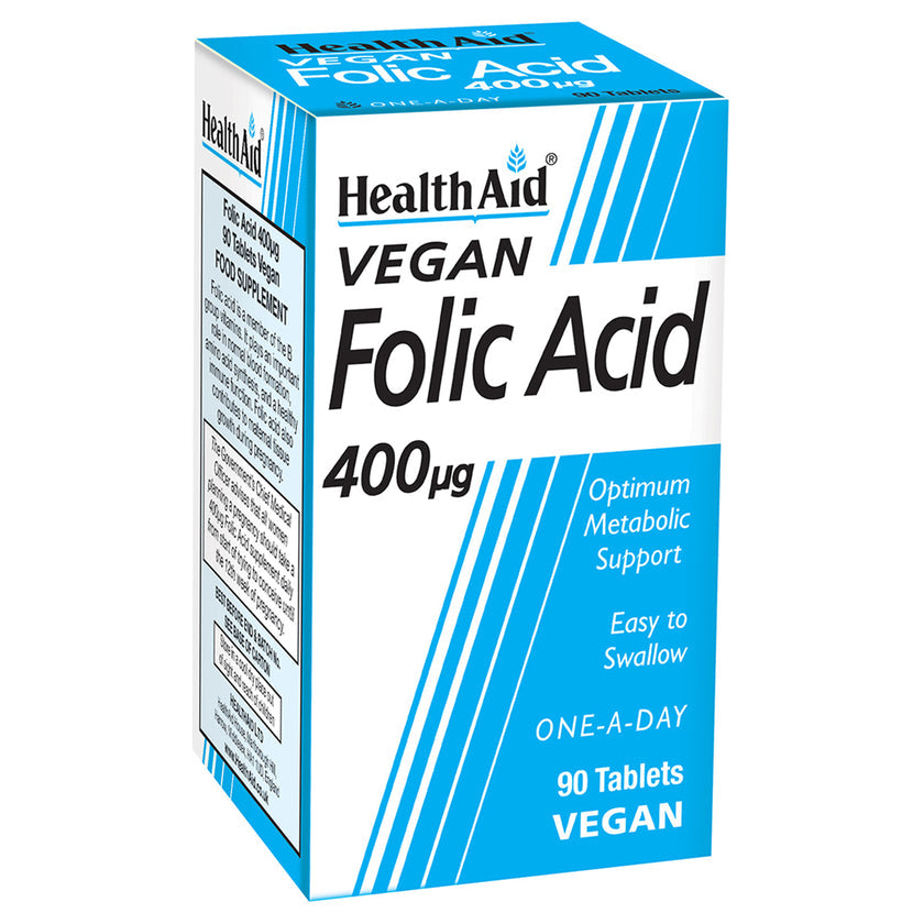 HealthAid Folic Acid 400µg Tablets