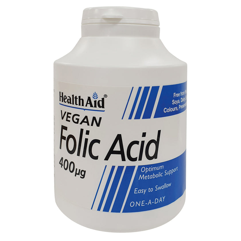 HealthAid Folic Acid 400µg Tablets