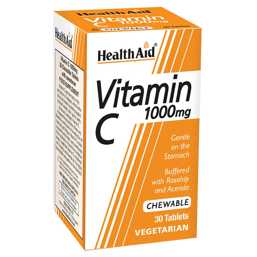 HealthAid Vitamin C 1000mg Tablets Chewable
