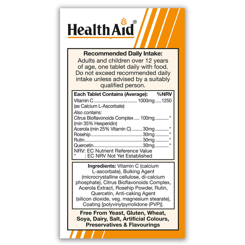HealthAid Esterified Vitamin C 1000mg Tablets