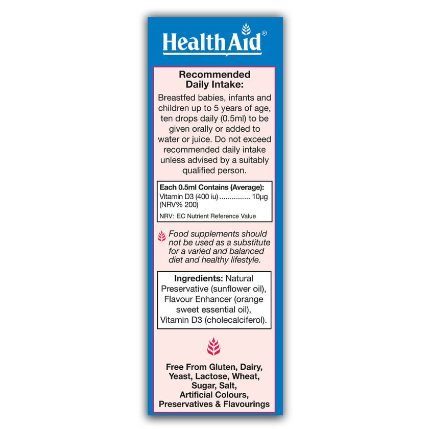 HealthAid Babyvit®- D Drops