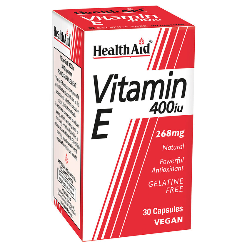 HealthAid Vitamin E 400iu Vegicaps