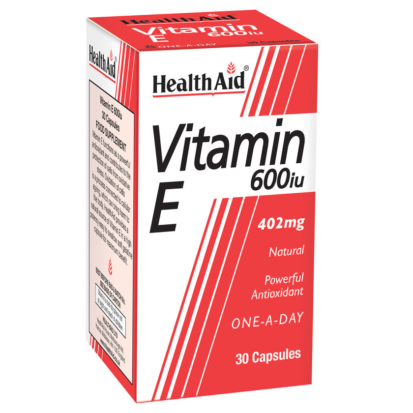 HealthAid Vitamin E 600iu Capsules