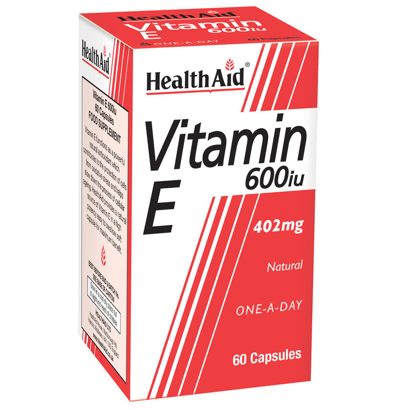 HealthAid Vitamin E 600iu Capsules