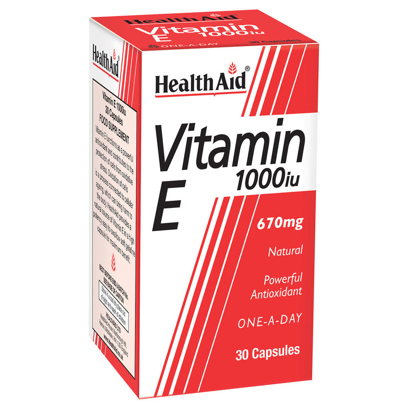 HealthAid Vitamin E 1000iu Capsules