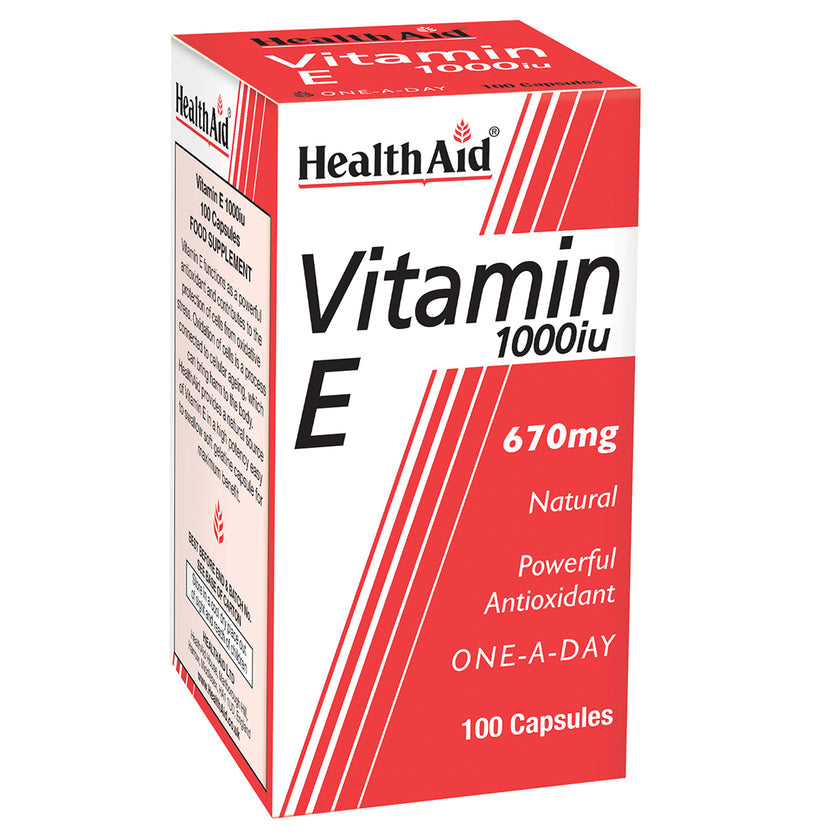 HealthAid Vitamin E 1000iu Capsules