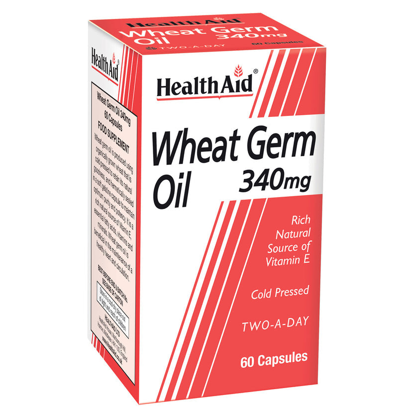 HealthAid Wheat Germ Oil 340mg Capsules