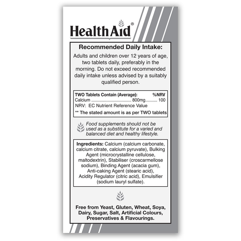 HealthAid Calcium Complete 800mg Tablets