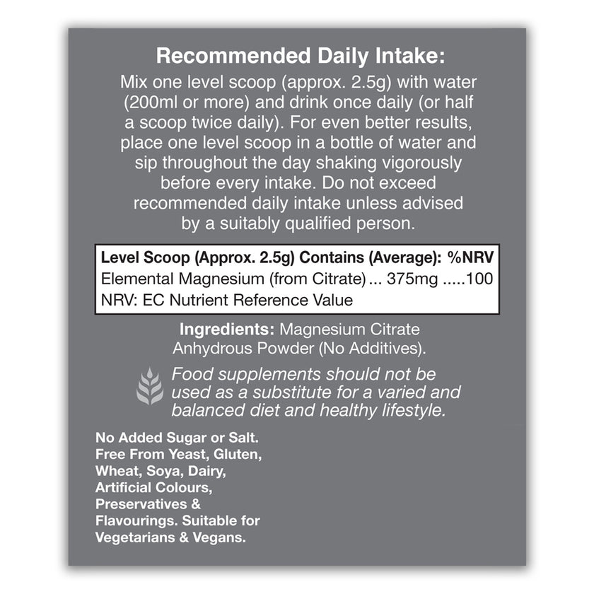 HealthAid Magnesium Citrate Powder