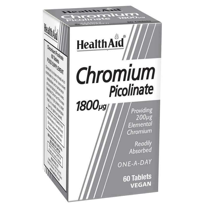 HealthAid Chromium Picolinate 200ug Tablets