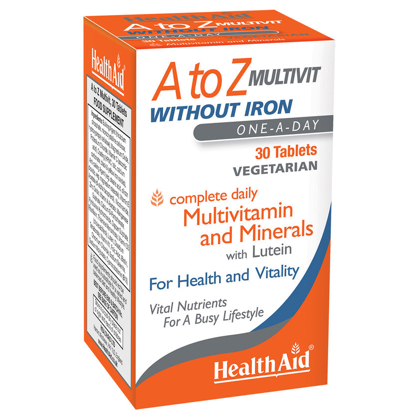 HealthAid A-Z Multivit Without Iron