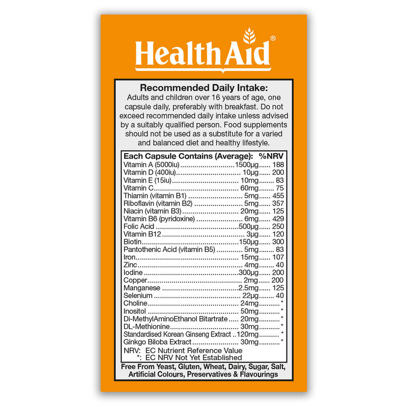 HealthAid Gericaps Active Capsules