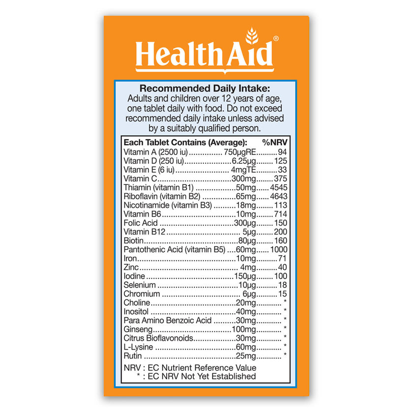 HealthAid Mega-Multi's Tablets