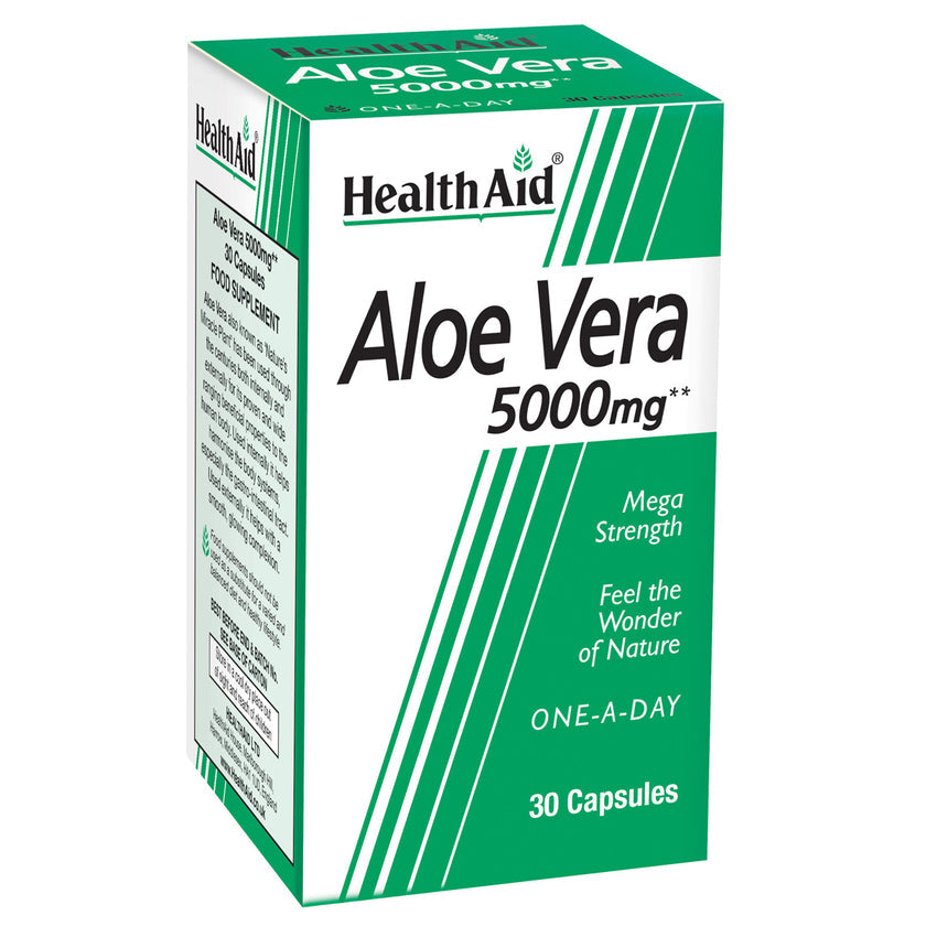 HealthAid Aloe Vera 5000mg Capsules