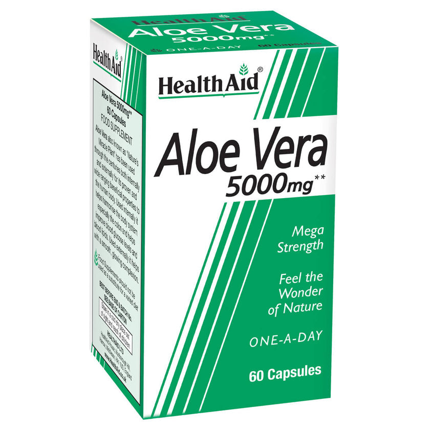 HealthAid Aloe Vera 5000mg Capsules