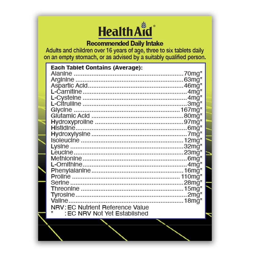 HealthAid Free Form Multi Amino Acids Tablets