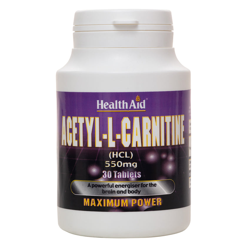 HealthAid Acetyl-L-Carnitine 550mg Tablets