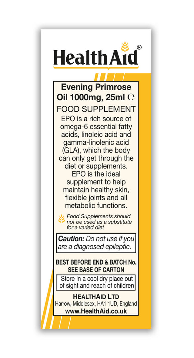 HealthAid Evening Primrose Oil