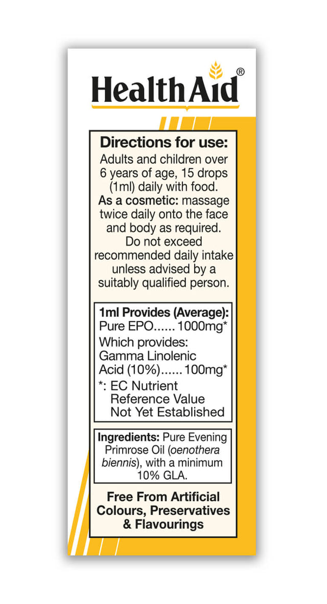 HealthAid Evening Primrose Oil