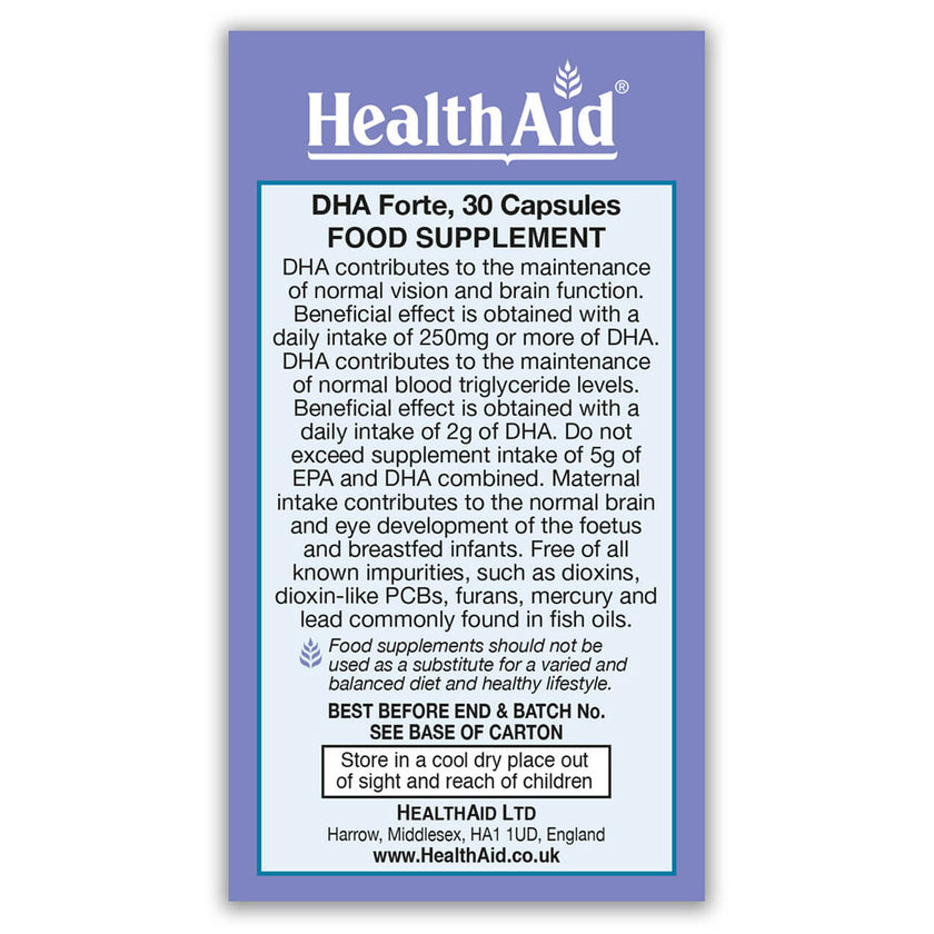 HealthAid DHA Forte Capsules