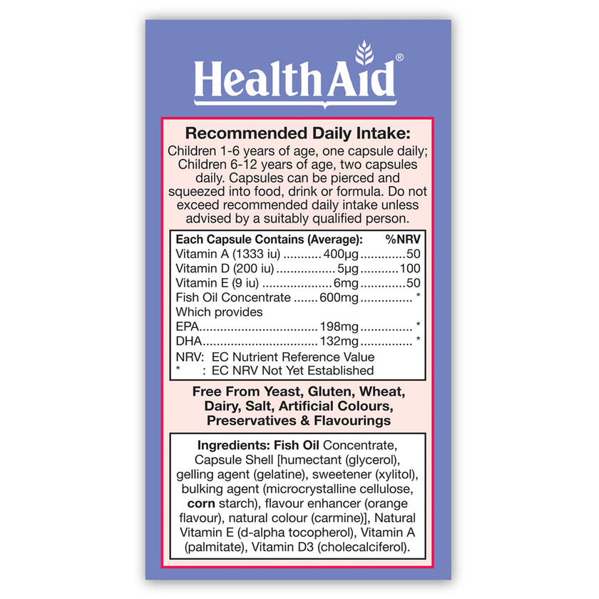 HealthAid KidzOmega Capsules