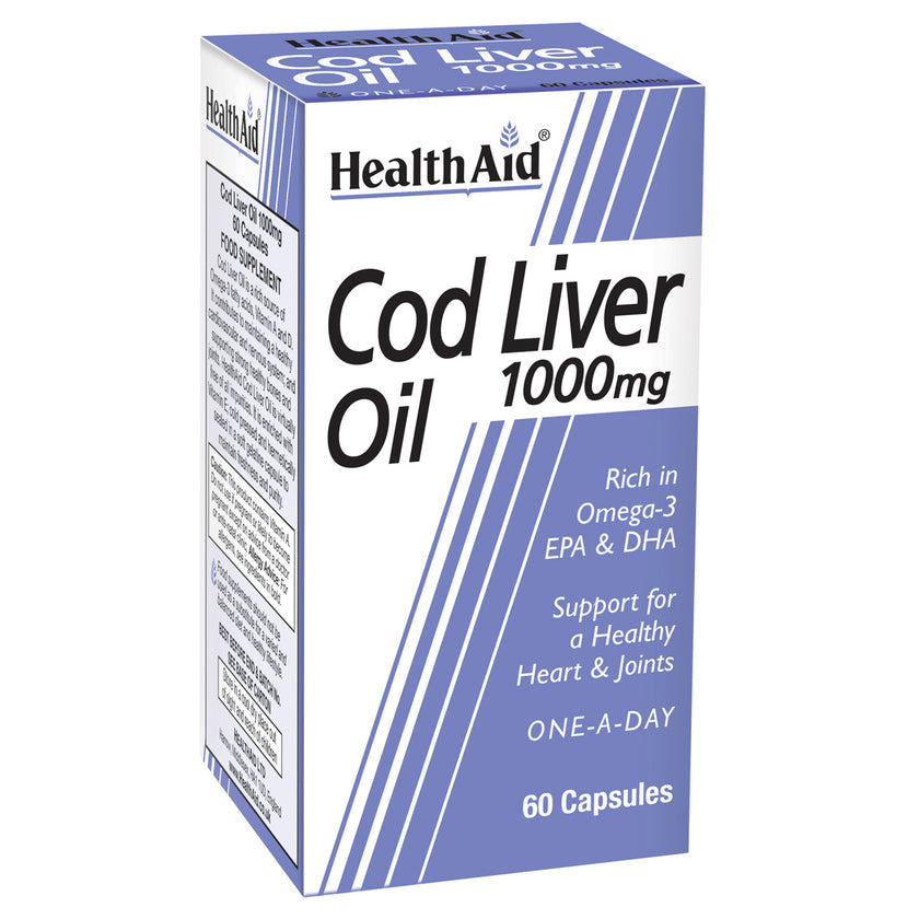 HealthAid Cod Liver Oil 1000mg Capsules