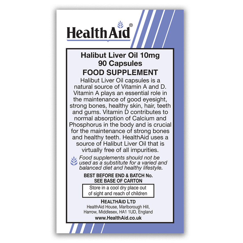 HealthAid Halibut Liver Oil Capsule