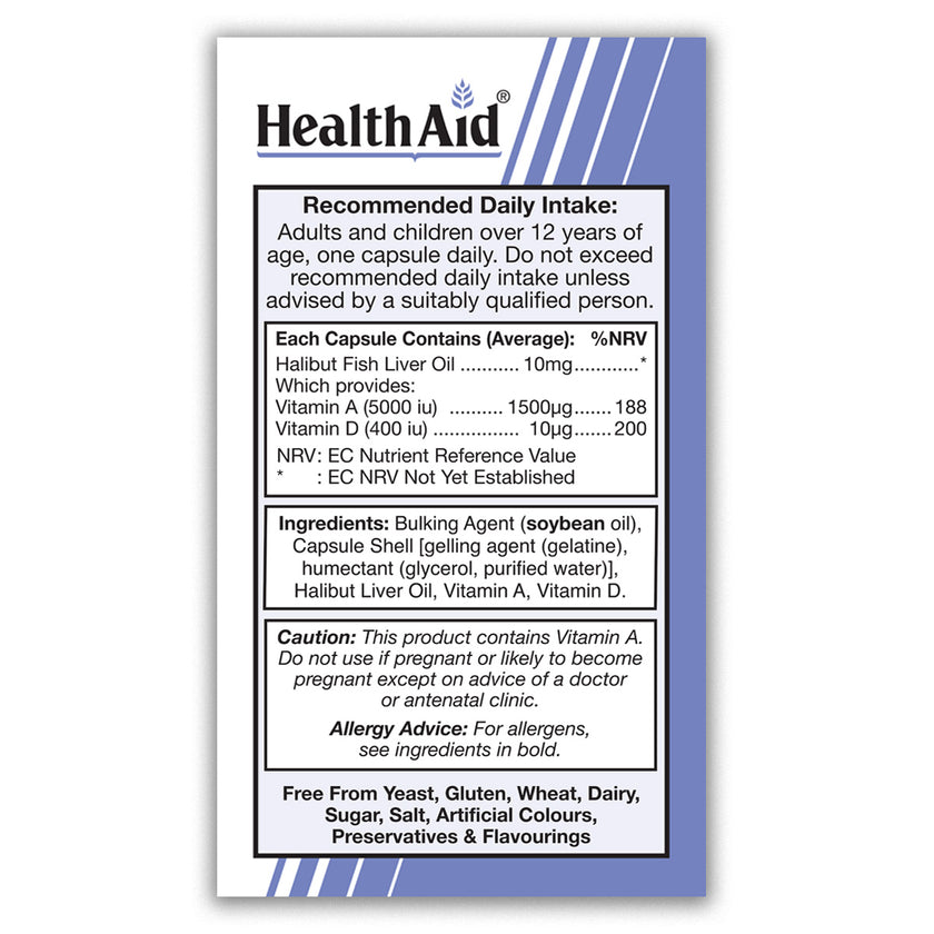 HealthAid Halibut Liver Oil Capsule