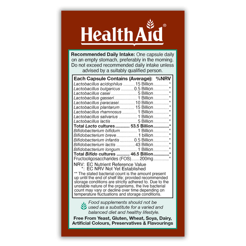 HealthAid UltraProbio - 30 Delayed Release Capsules