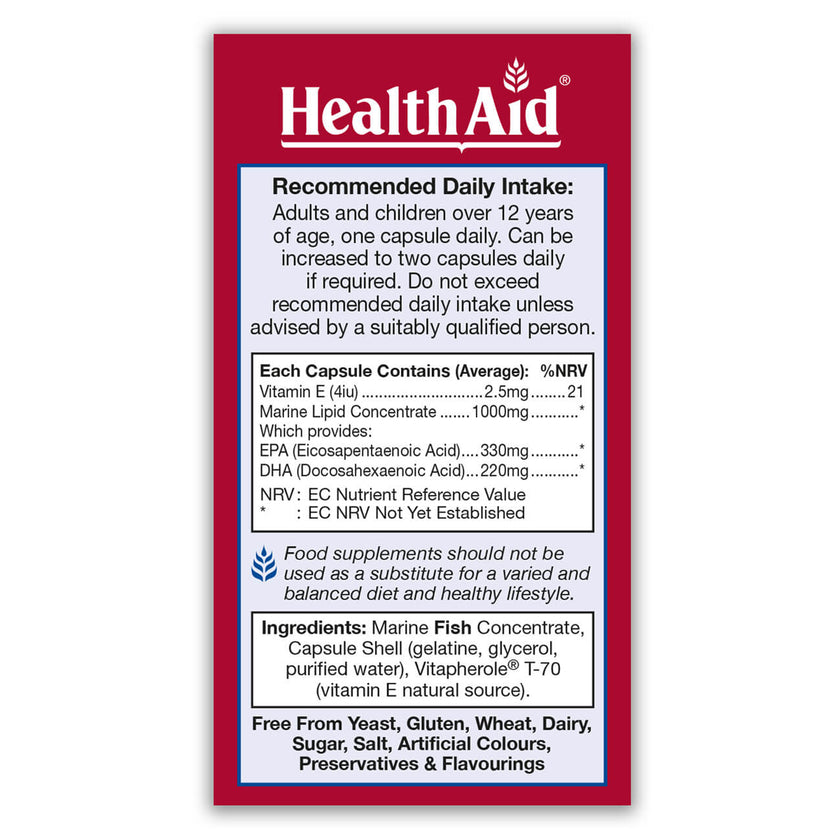 HealthAid Hartgard EPA 1000 Capsules