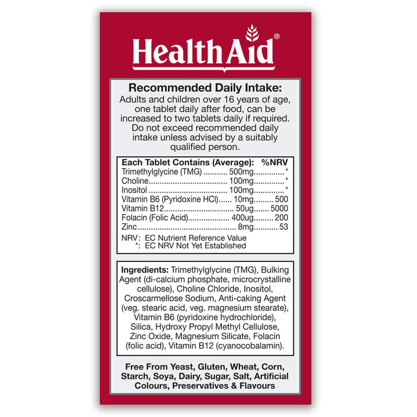 HealthAid Homocysteine Tablets