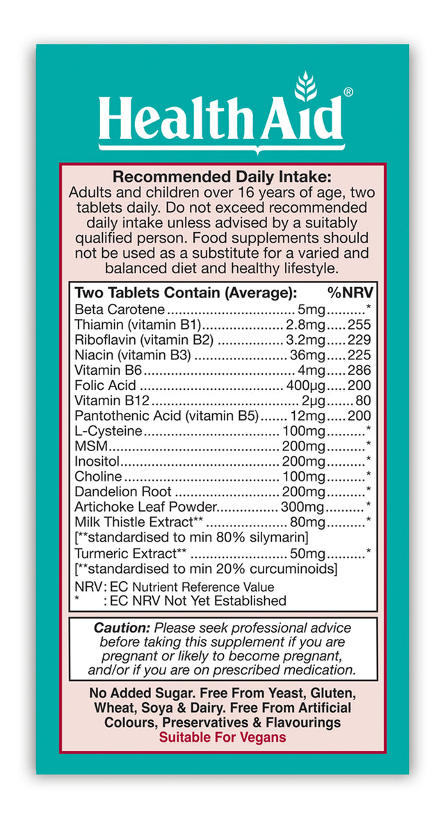 HealthAid Milk Thistle Complex 60's Tablets