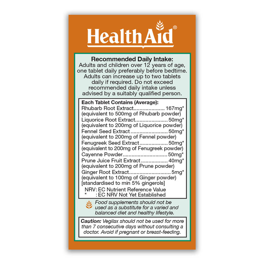 HealthAid Vegilax Tablets