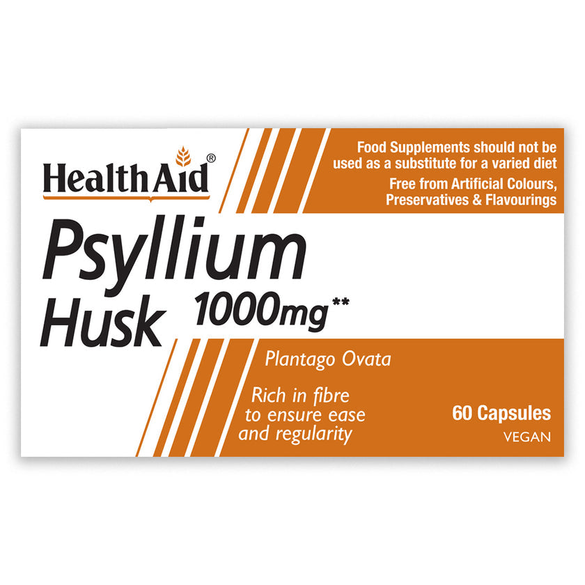 HealthAid Psyllium Husk 1000mg Vegicaps