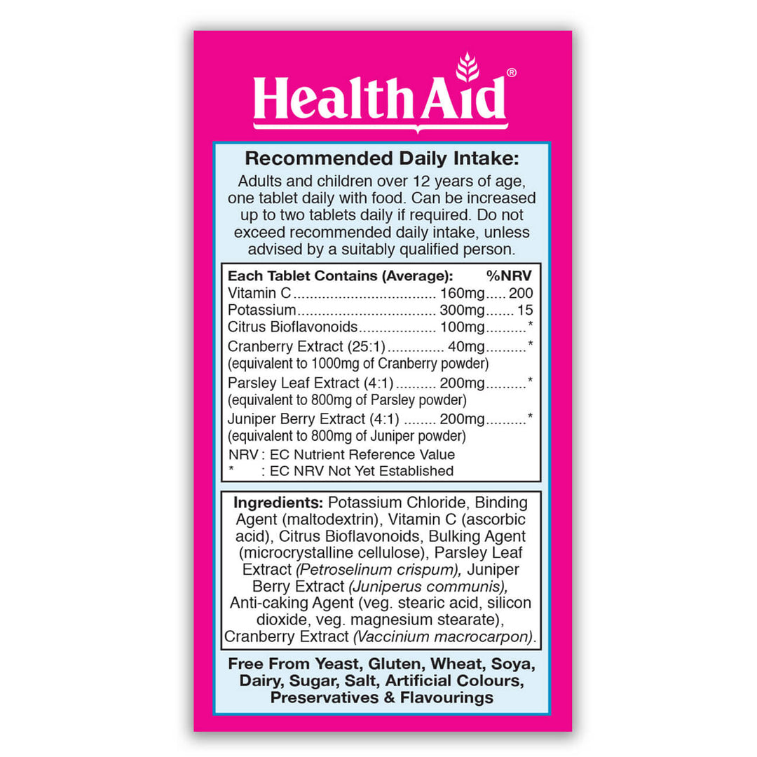 HealthAid CystiCare® (Cranberry, Vit C++)