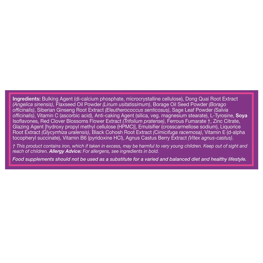 HealthAid Menovital (Dong Quai, Sage, Black Cohosh++) - Blister Pack