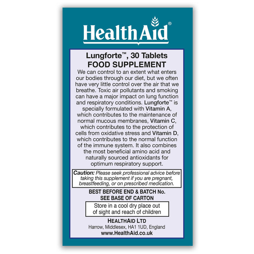HealthAid Lungforte™ Tablets