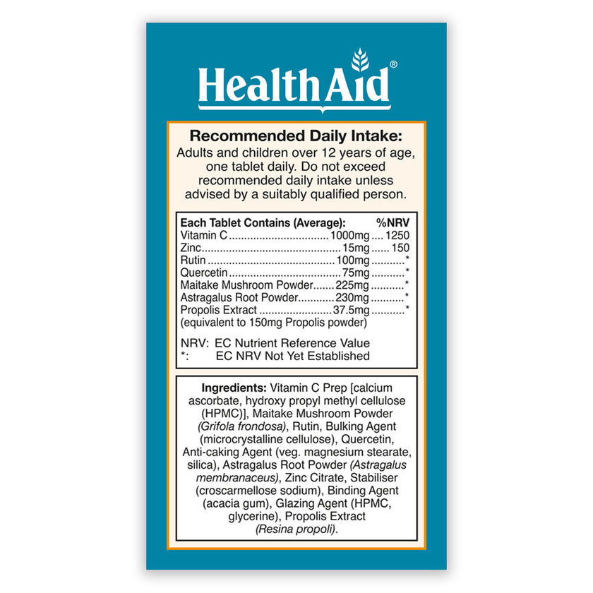 HealthAid Wintervits® (Vitamin C, Zinc, Propolis, Maitake ++)