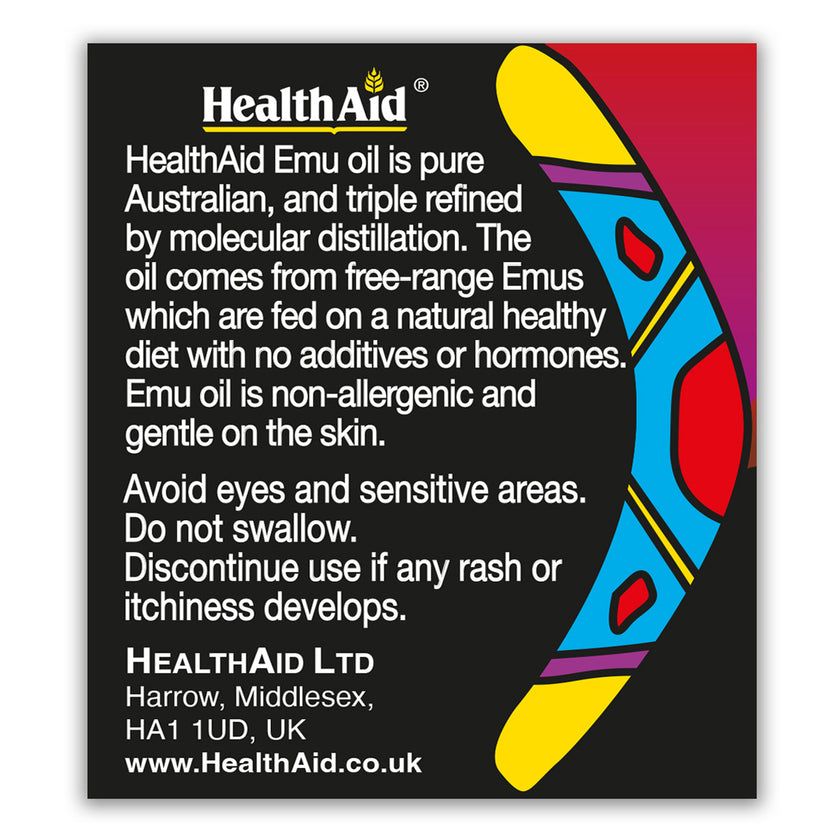 HealthAid Emu Oil - Muscle & Joint Rub Cream