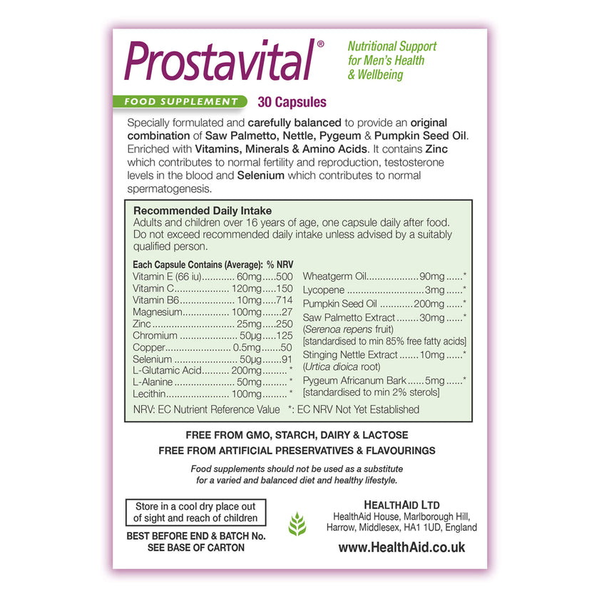 HealthAid Prostavital Capsules