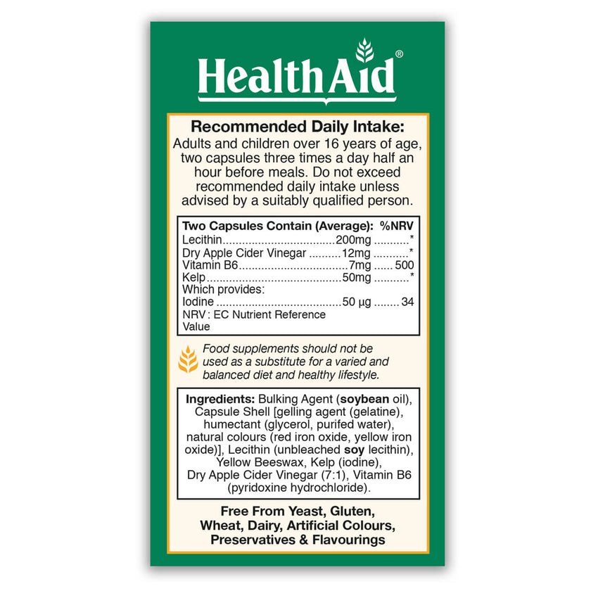 HealthAid Cider Trim Capsules