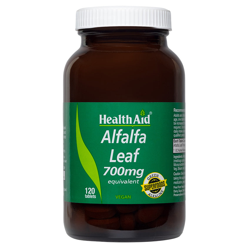 HealthAid Alfalfa Leaf 700mg Tablets