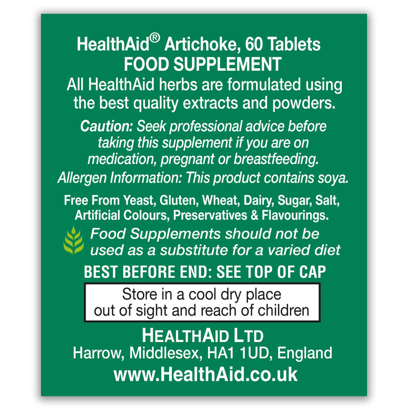 HealthAid Artichoke 8350mg Tablets