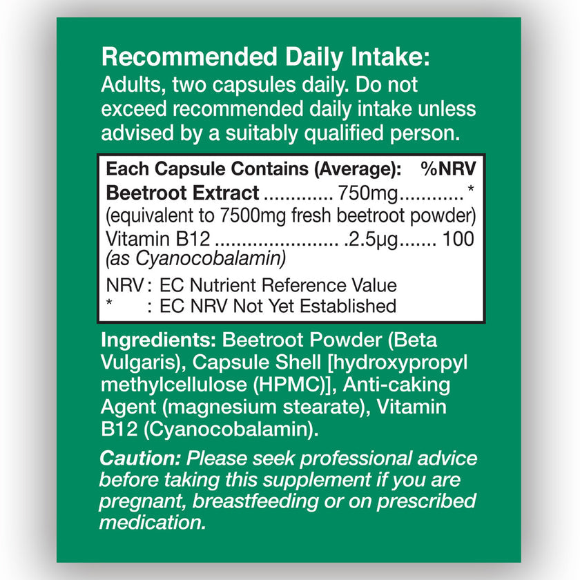 HealthAid Beetroot Extract 750mg Capsules
